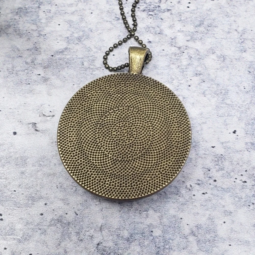 New Handmade | Lemon Fabric Button Necklace